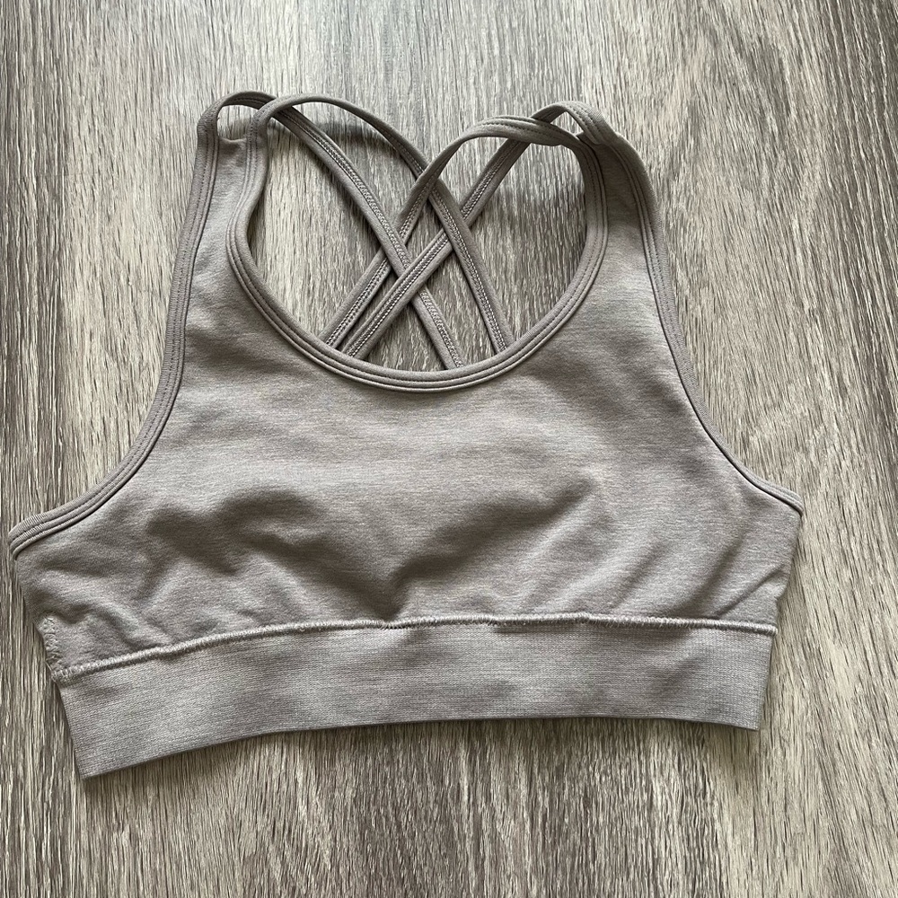 Alphalete Gray Sports Bra